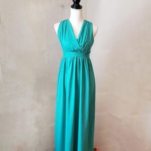 NWT Ya Los Angelos Teal Backless Dress
